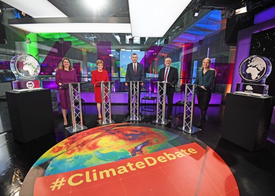 Débat sur l'urgence climatique à Channel 4